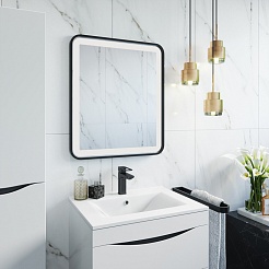 Iddis Мебель для ванной Cloud 80 подвесная белая – фотография-3